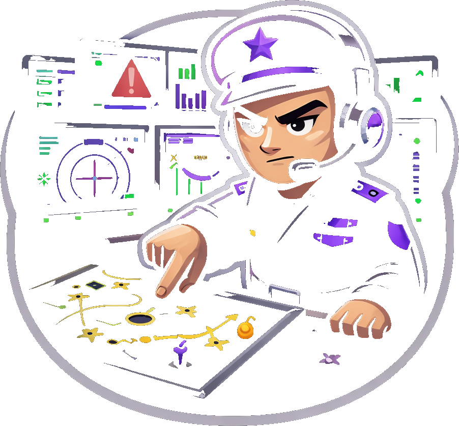 IR Commander — ZeroPhish gamification badge